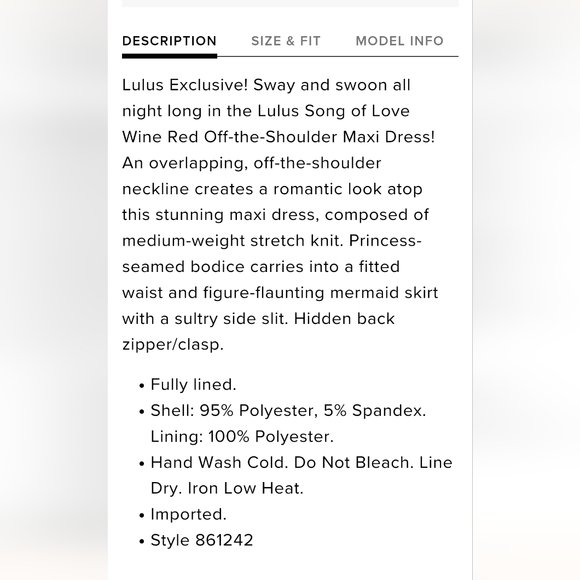 Lulus red formal dress - Picture 7 of 7